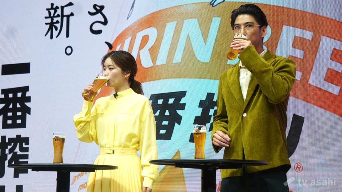 賀来賢人＆小芝風花、新旧飲み比べにガチ挑戦！失敗したらCM降板！？結果は…